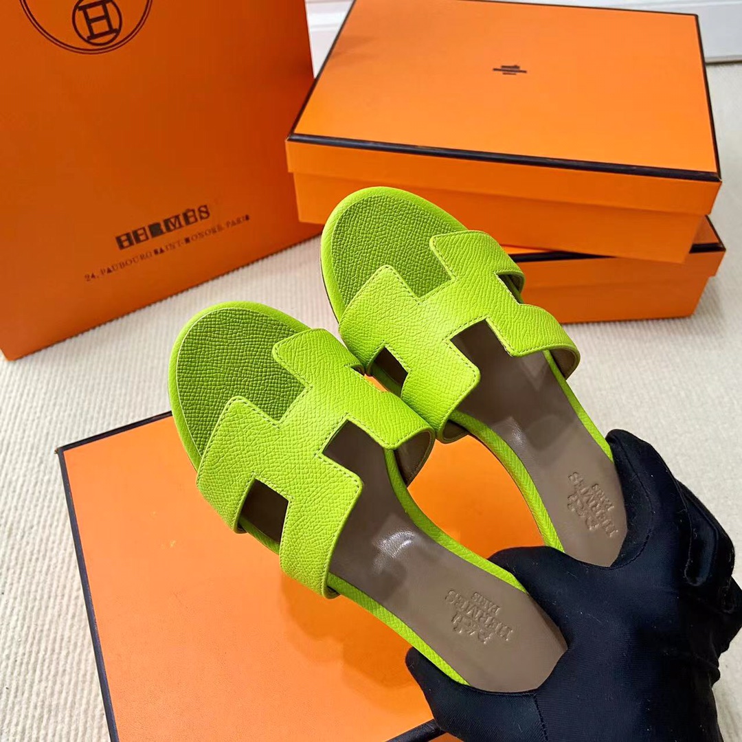 에르메스 올수공 오아시스 슬리퍼 샌들 앱송 44